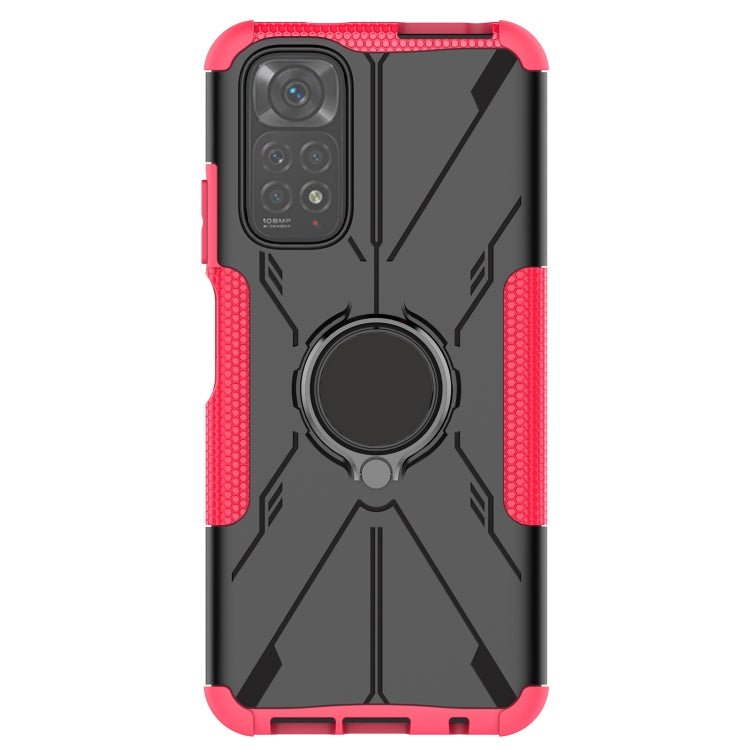 For Xiaomi Redmi Note 11/Redmi Note 11S 4G Global Armor Bear Shockproof PC + TPU Phone Case