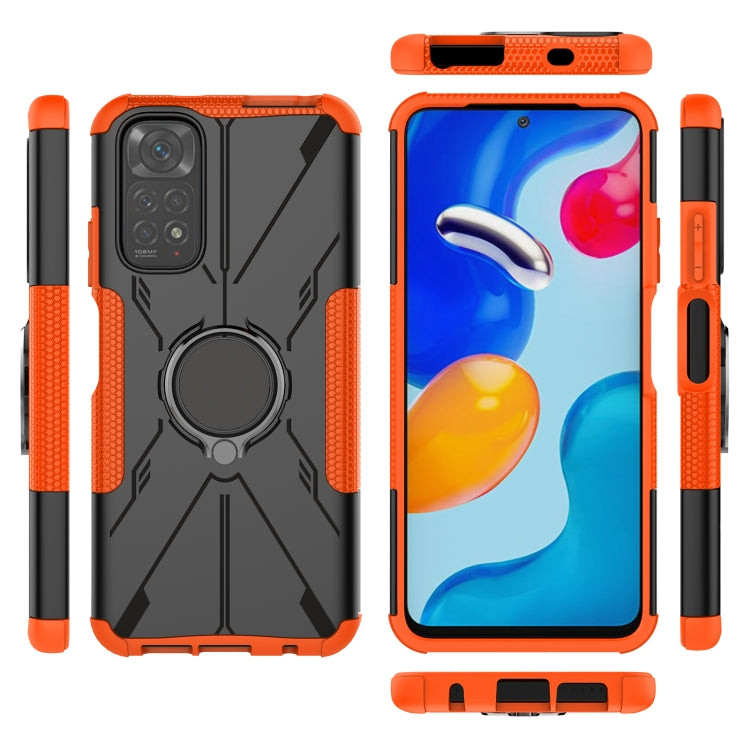 For Xiaomi Redmi Note 11/Redmi Note 11S 4G Global Armor Bear Shockproof PC + TPU Phone Case