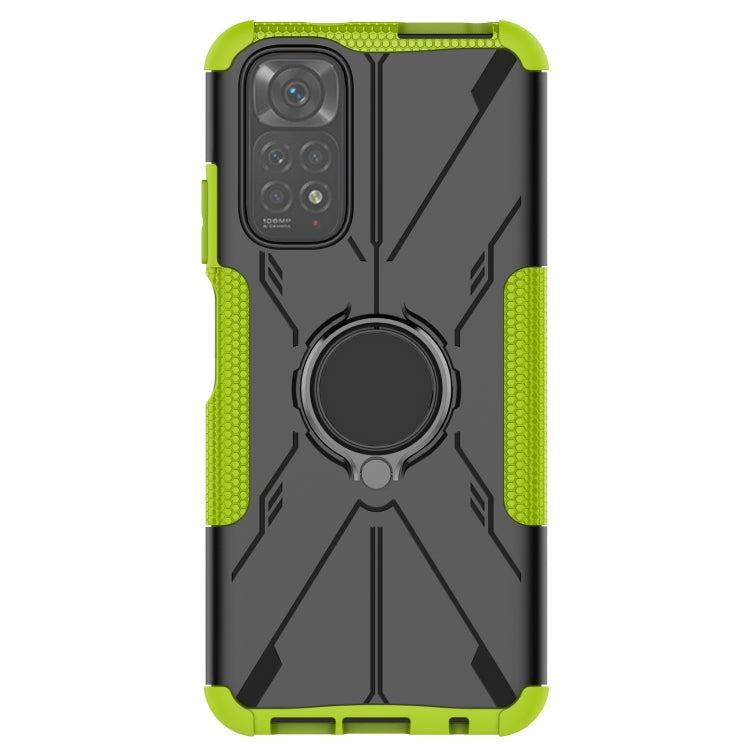 For Xiaomi Redmi Note 11/Redmi Note 11S 4G Global Armor Bear Shockproof PC + TPU Phone Case