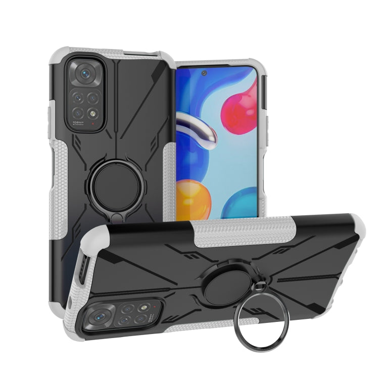 For Xiaomi Redmi Note 11/Redmi Note 11S 4G Global Armor Bear Shockproof PC + TPU Phone Case