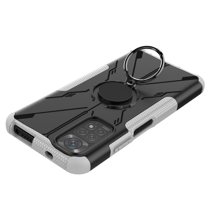 For Xiaomi Redmi Note 11/Redmi Note 11S 4G Global Armor Bear Shockproof PC + TPU Phone Case