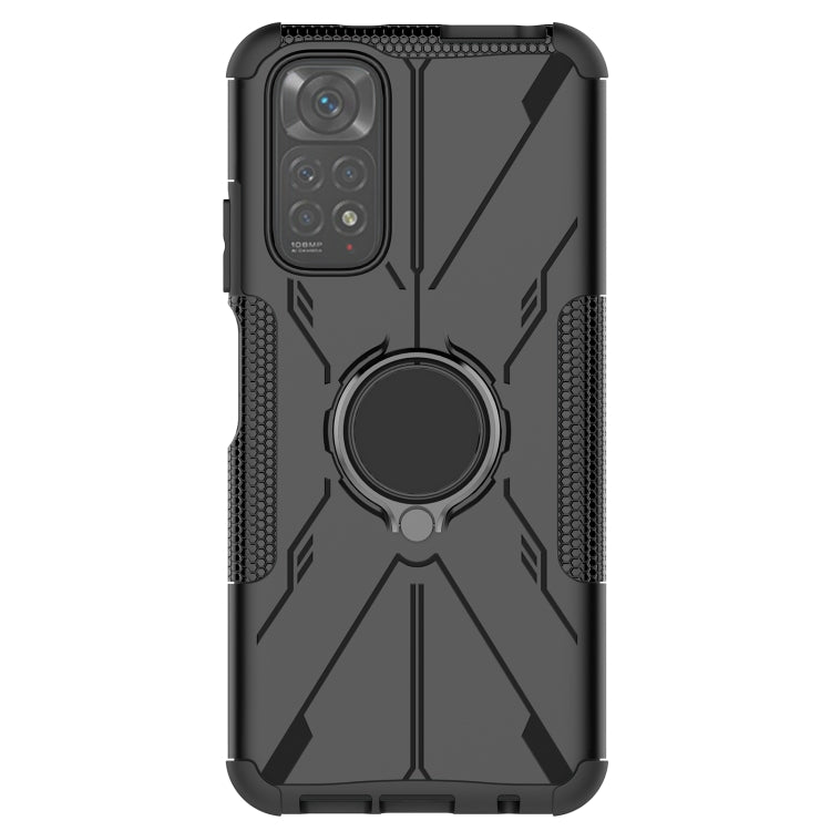 For Xiaomi Redmi Note 11/Redmi Note 11S 4G Global Armor Bear Shockproof PC + TPU Phone Case