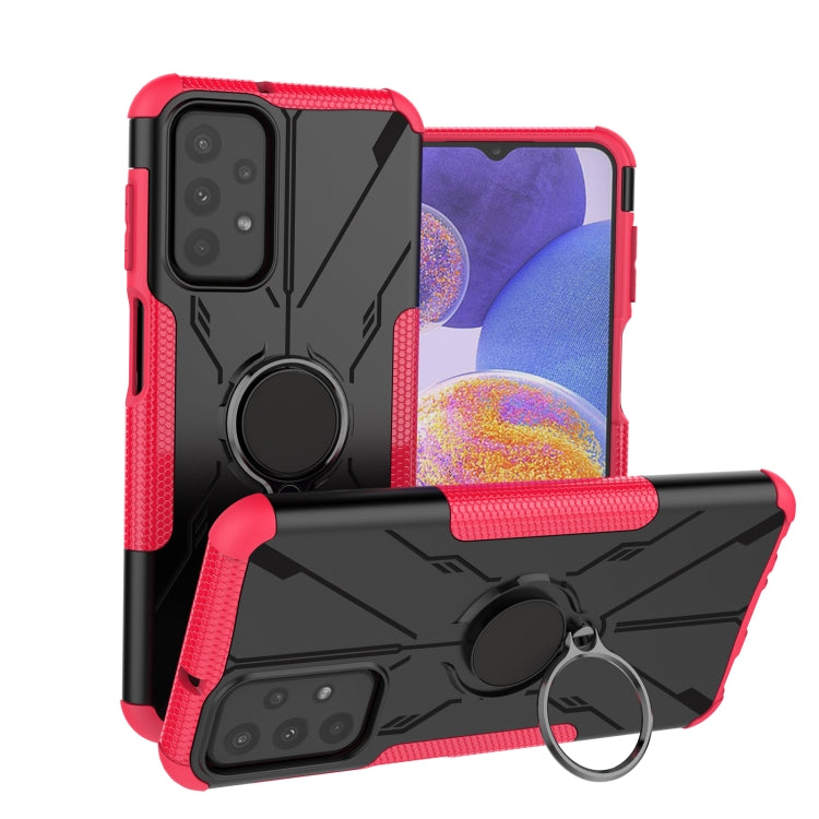 For Samsung Galaxy A23 Armor Bear Shockproof PC + TPU Phone Case