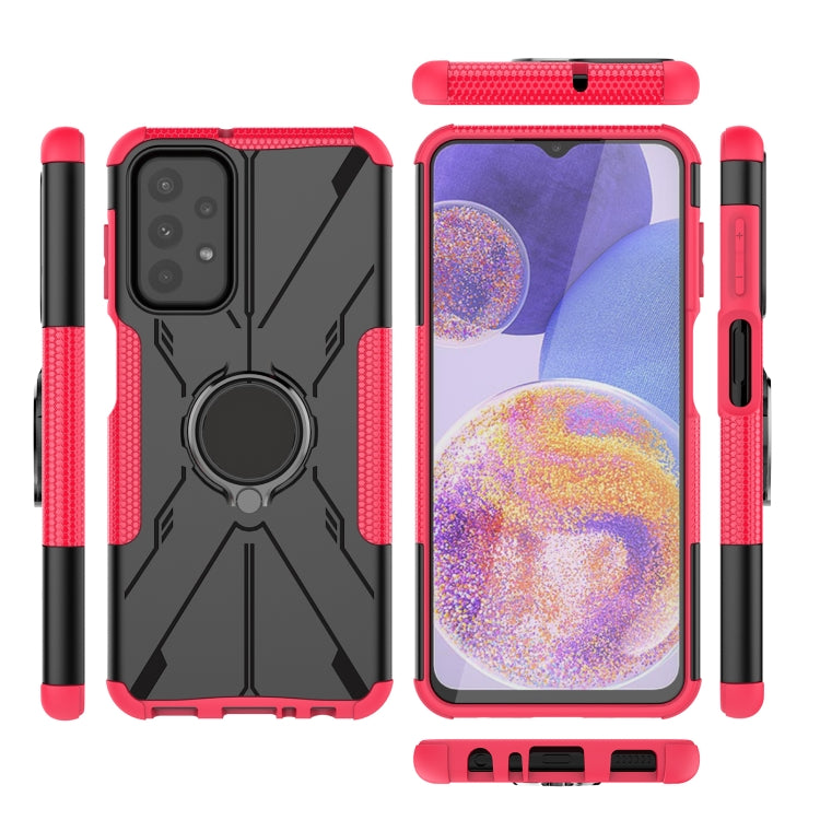 For Samsung Galaxy A23 Armor Bear Shockproof PC + TPU Phone Case