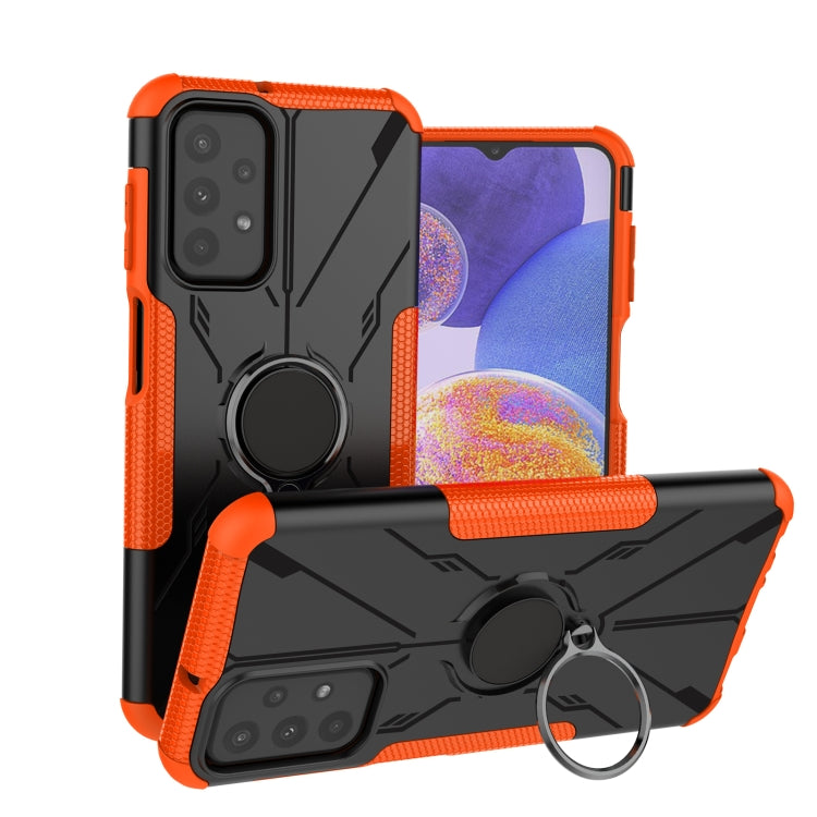 For Samsung Galaxy A23 Armor Bear Shockproof PC + TPU Phone Case