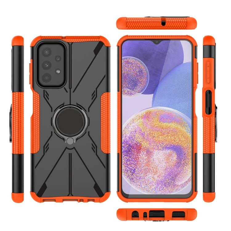 For Samsung Galaxy A23 Armor Bear Shockproof PC + TPU Phone Case
