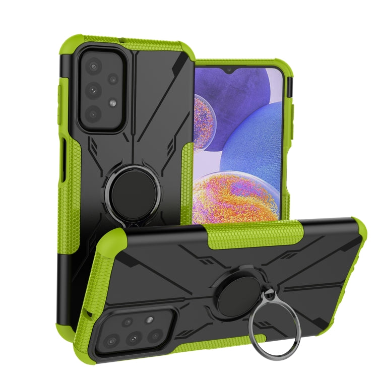 For Samsung Galaxy A23 Armor Bear Shockproof PC + TPU Phone Case