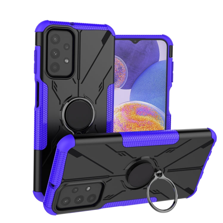 For Samsung Galaxy A23 Armor Bear Shockproof PC + TPU Phone Case