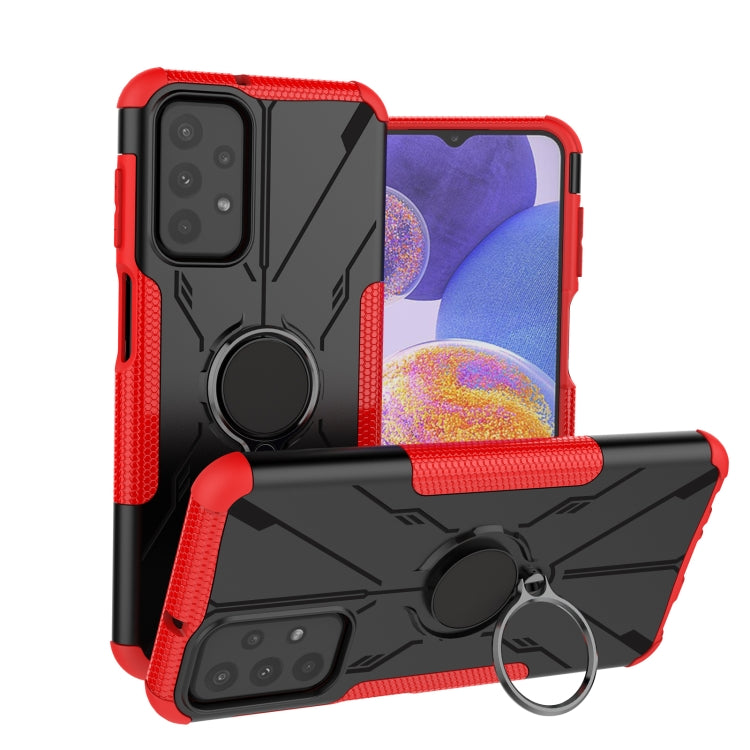 For Samsung Galaxy A23 Armor Bear Shockproof PC + TPU Phone Case