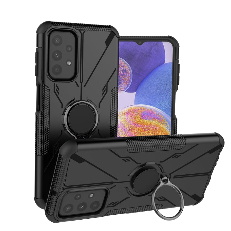 For Samsung Galaxy A23 Armor Bear Shockproof PC + TPU Phone Case