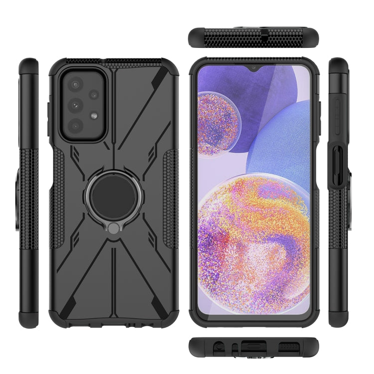 For Samsung Galaxy A23 Armor Bear Shockproof PC + TPU Phone Case