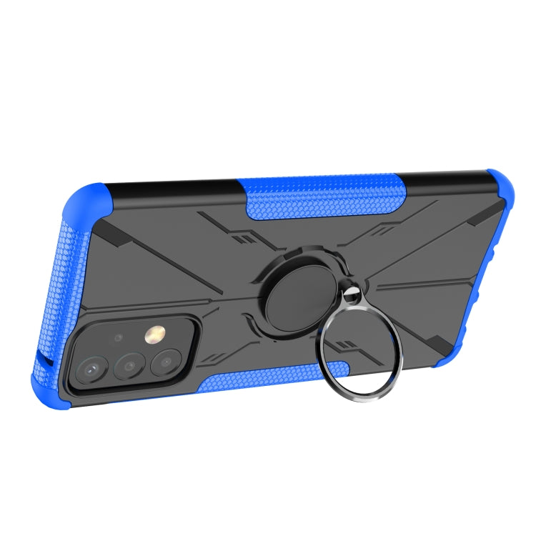 For Samsung Galaxy A73 5G Armor Bear Shockproof PC + TPU Phone Case