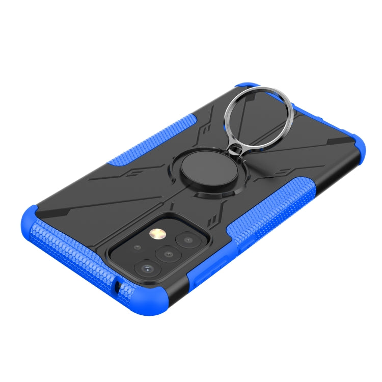 For Samsung Galaxy A73 5G Armor Bear Shockproof PC + TPU Phone Case