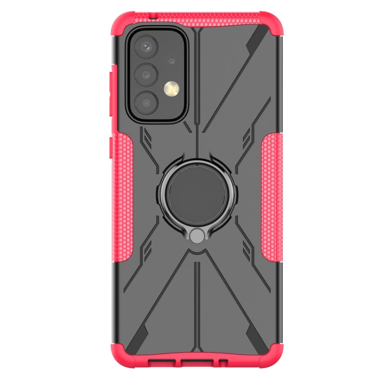 For Samsung Galaxy A73 5G Armor Bear Shockproof PC + TPU Phone Case