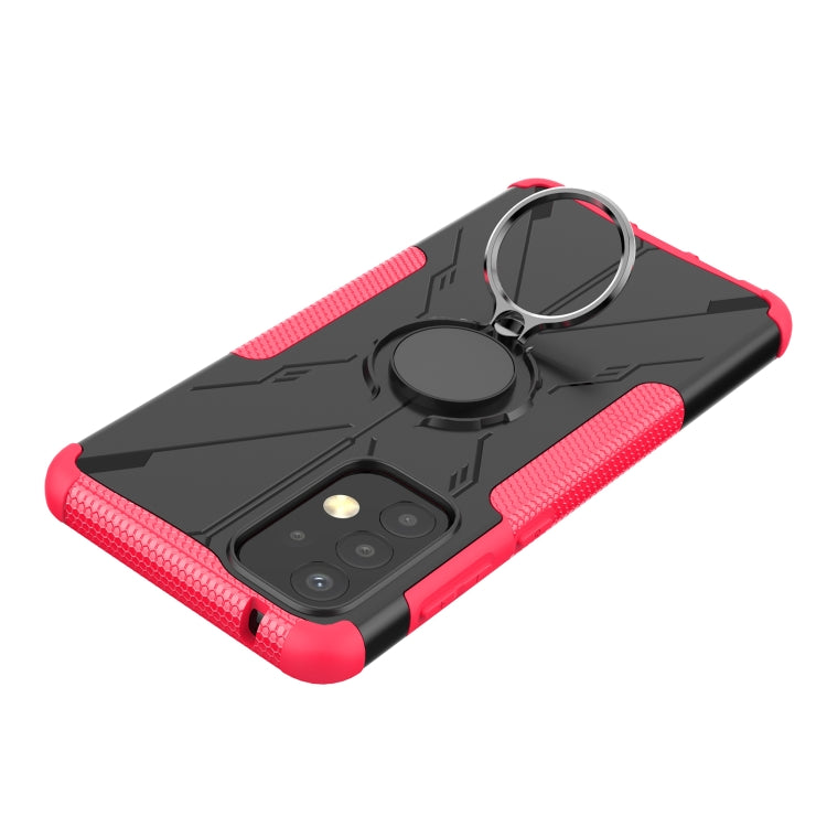 For Samsung Galaxy A73 5G Armor Bear Shockproof PC + TPU Phone Case