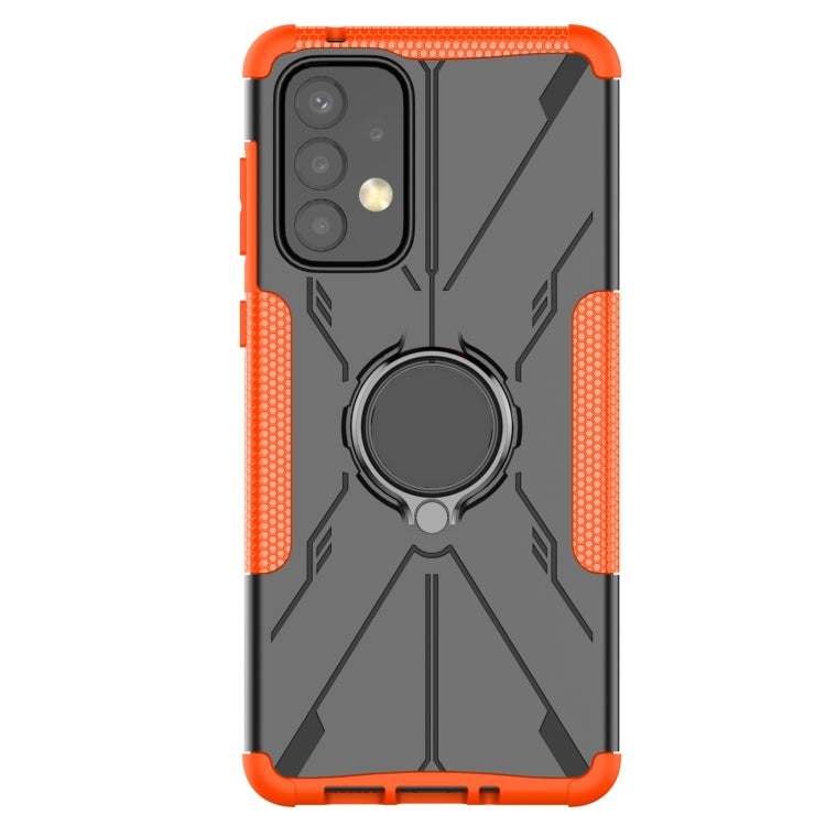 For Samsung Galaxy A73 5G Armor Bear Shockproof PC + TPU Phone Case