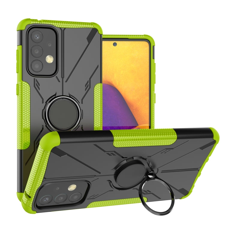 For Samsung Galaxy A73 5G Armor Bear Shockproof PC + TPU Phone Case