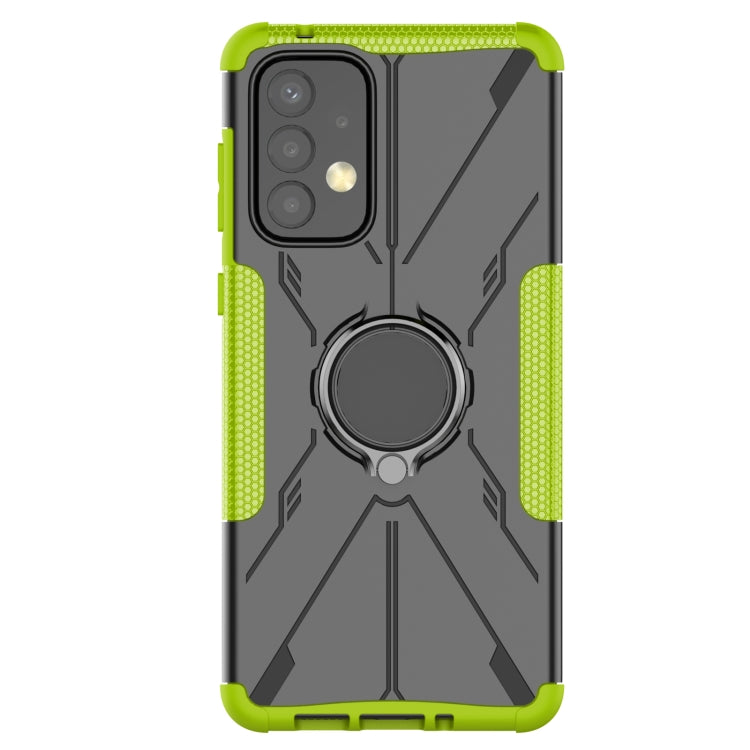 For Samsung Galaxy A73 5G Armor Bear Shockproof PC + TPU Phone Case