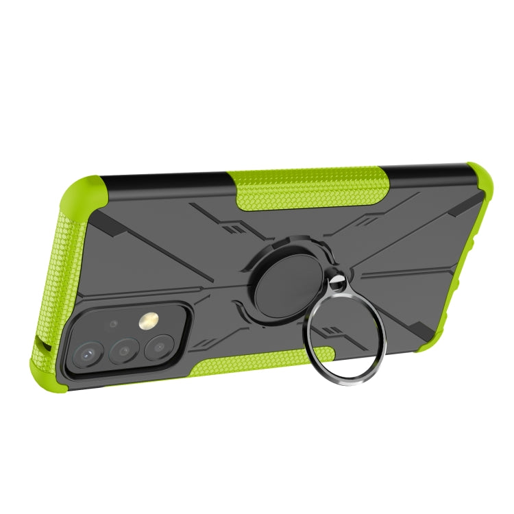 For Samsung Galaxy A73 5G Armor Bear Shockproof PC + TPU Phone Case