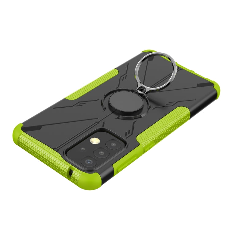 For Samsung Galaxy A73 5G Armor Bear Shockproof PC + TPU Phone Case