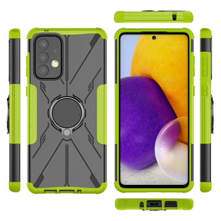 For Samsung Galaxy A73 5G Armor Bear Shockproof PC + TPU Phone Case