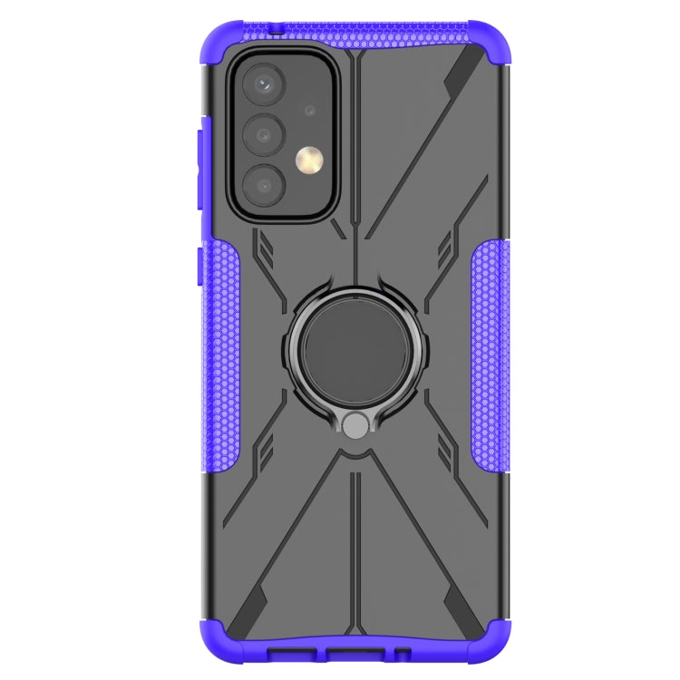 For Samsung Galaxy A73 5G Armor Bear Shockproof PC + TPU Phone Case