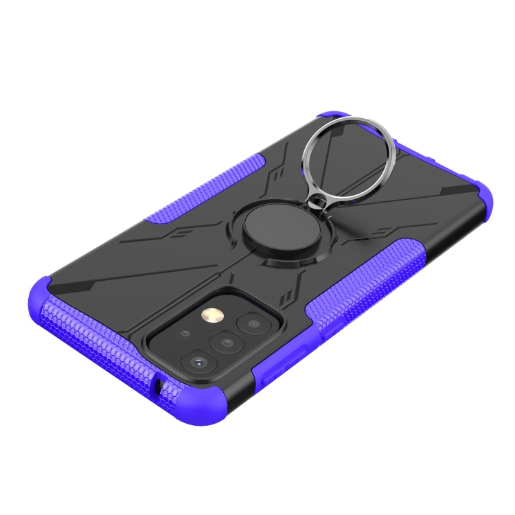For Samsung Galaxy A73 5G Armor Bear Shockproof PC + TPU Phone Case