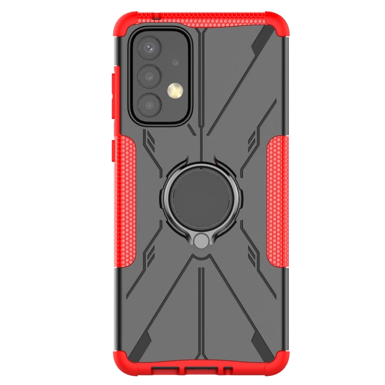 For Samsung Galaxy A73 5G Armor Bear Shockproof PC + TPU Phone Case