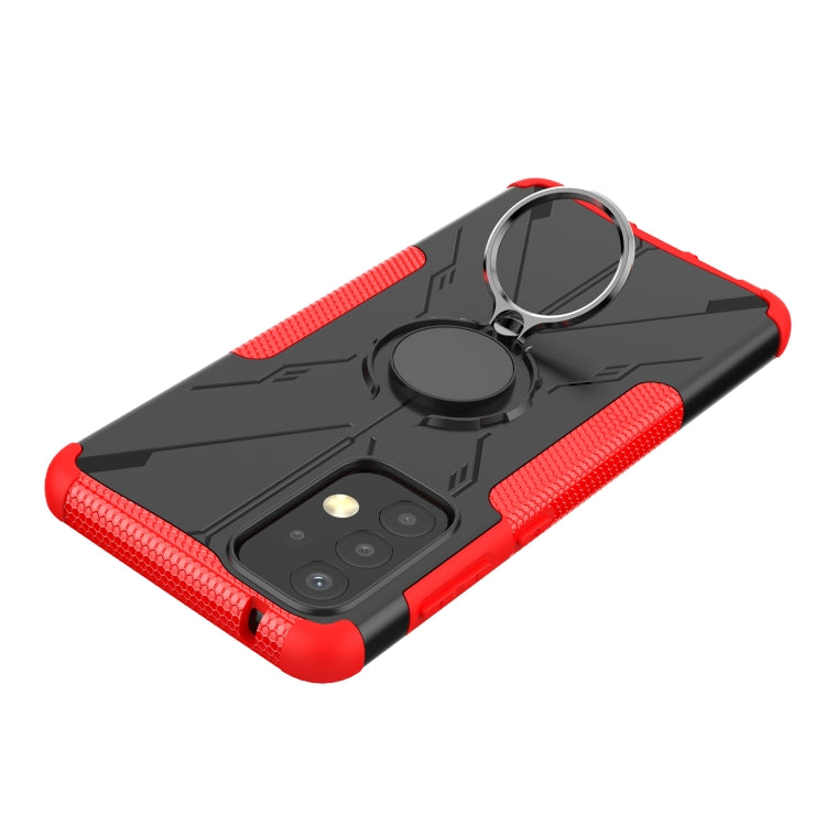 For Samsung Galaxy A73 5G Armor Bear Shockproof PC + TPU Phone Case
