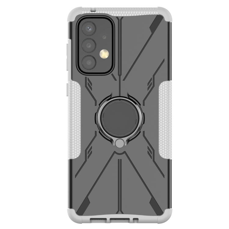For Samsung Galaxy A73 5G Armor Bear Shockproof PC + TPU Phone Case