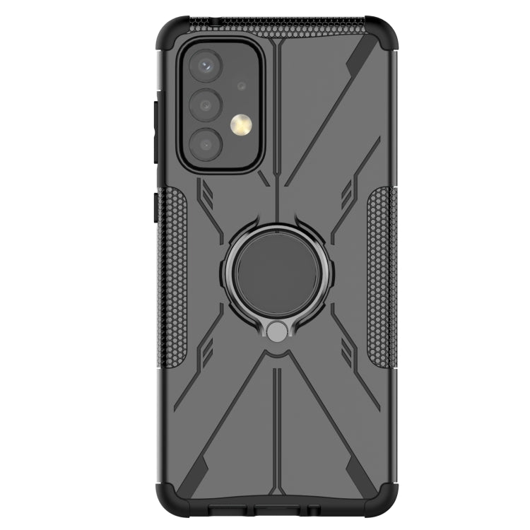 For Samsung Galaxy A73 5G Armor Bear Shockproof PC + TPU Phone Case
