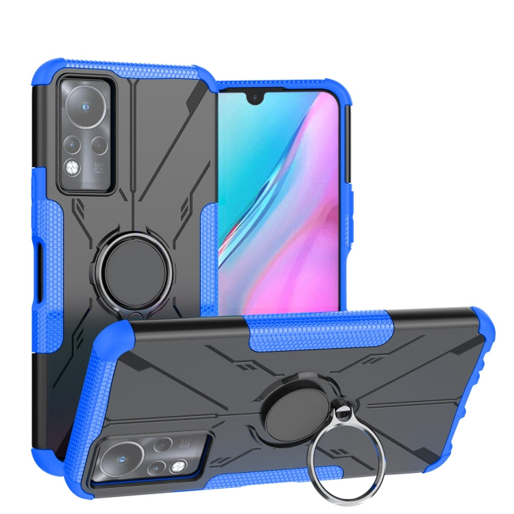 For Infinix Note 11 Armor Bear Shockproof PC + TPU Phone Case