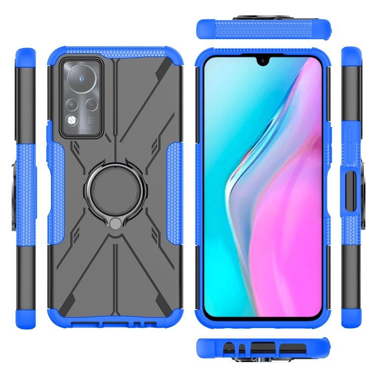 For Infinix Note 11 Armor Bear Shockproof PC + TPU Phone Case