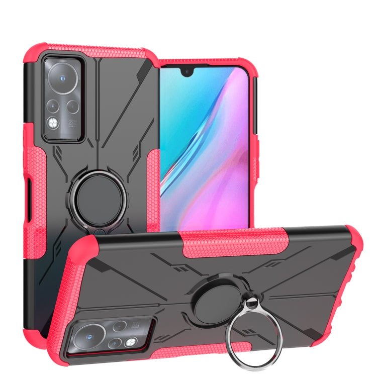 For Infinix Note 11 Armor Bear Shockproof PC + TPU Phone Case
