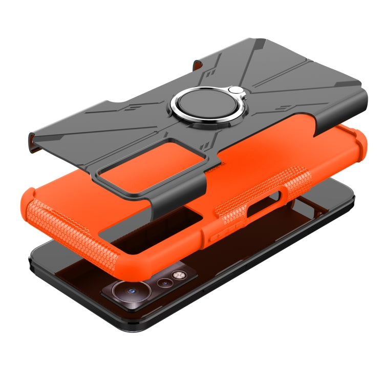 For Infinix Note 11 Armor Bear Shockproof PC + TPU Phone Case