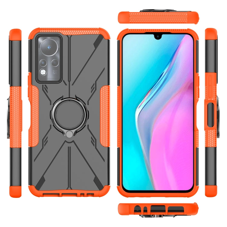 For Infinix Note 11 Armor Bear Shockproof PC + TPU Phone Case