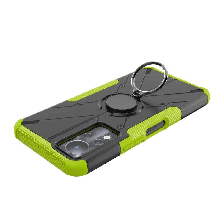 For Infinix Note 11 Armor Bear Shockproof PC + TPU Phone Case