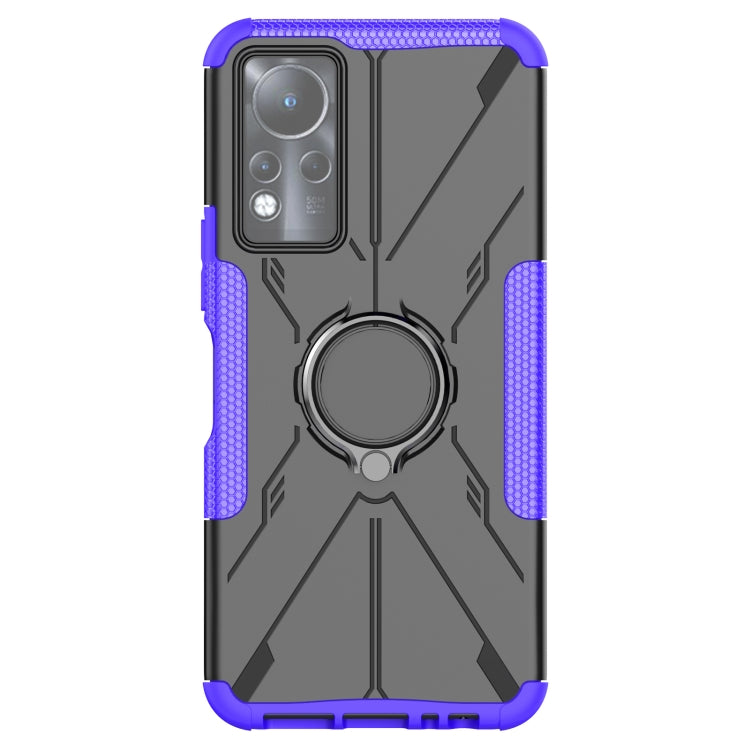For Infinix Note 11 Armor Bear Shockproof PC + TPU Phone Case