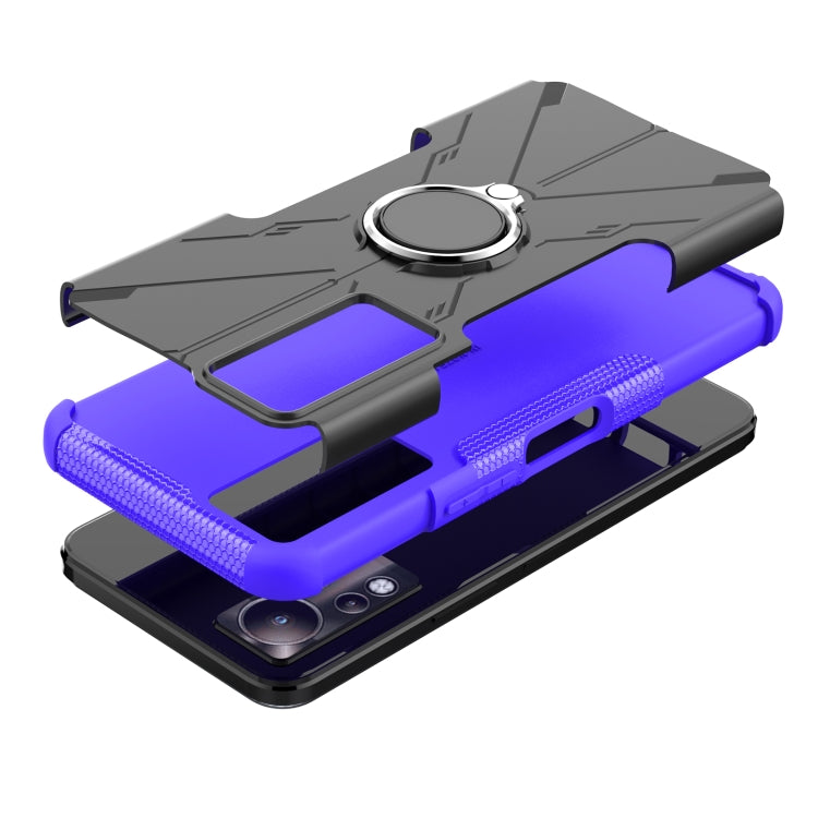 For Infinix Note 11 Armor Bear Shockproof PC + TPU Phone Case