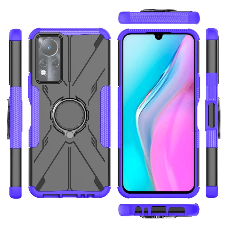 For Infinix Note 11 Armor Bear Shockproof PC + TPU Phone Case