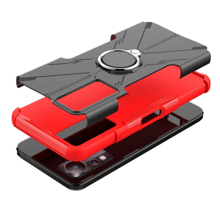 For Infinix Note 11 Armor Bear Shockproof PC + TPU Phone Case