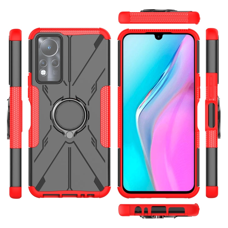 For Infinix Note 11 Armor Bear Shockproof PC + TPU Phone Case