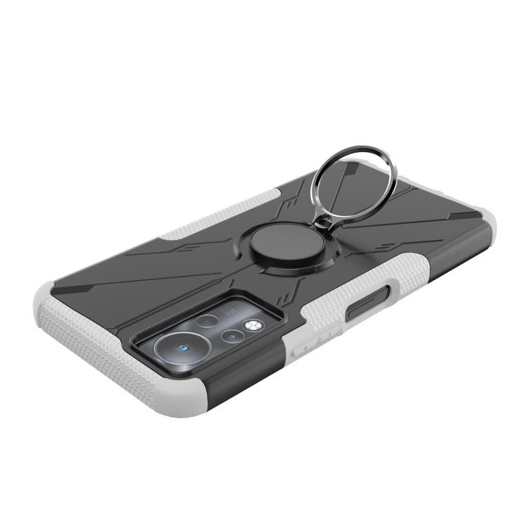 For Infinix Note 11 Armor Bear Shockproof PC + TPU Phone Case