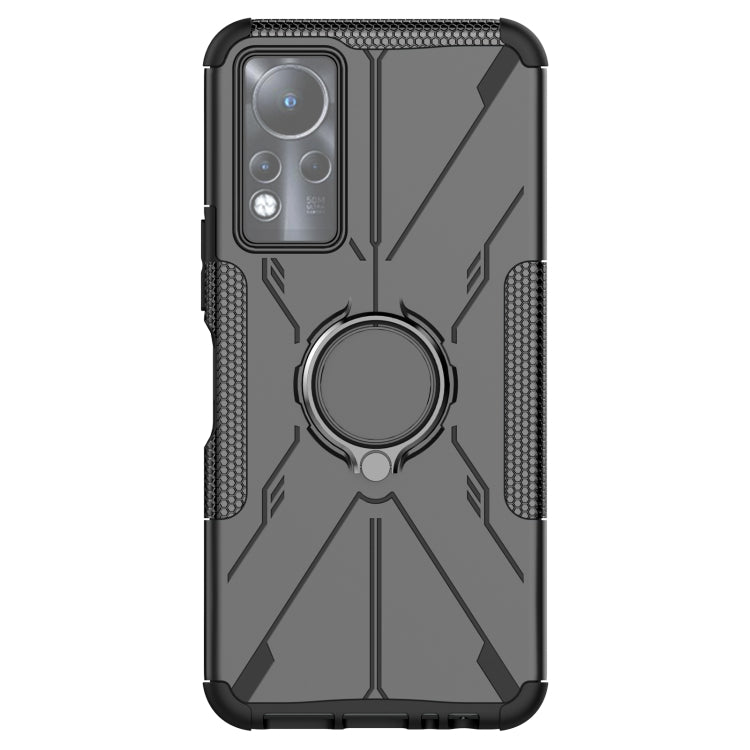 For Infinix Note 11 Armor Bear Shockproof PC + TPU Phone Case