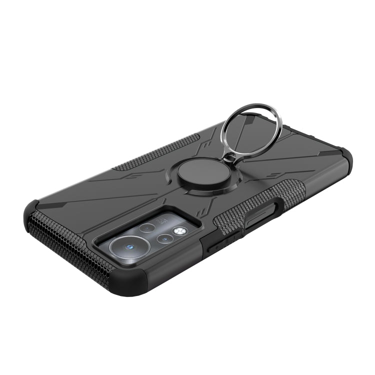 For Infinix Note 11 Armor Bear Shockproof PC + TPU Phone Case