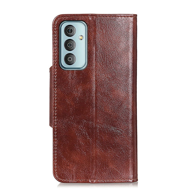 For Samsung Galaxy M23/F23 5G Crazy Horse Texture Magnetic Buckle Leather Phone Case