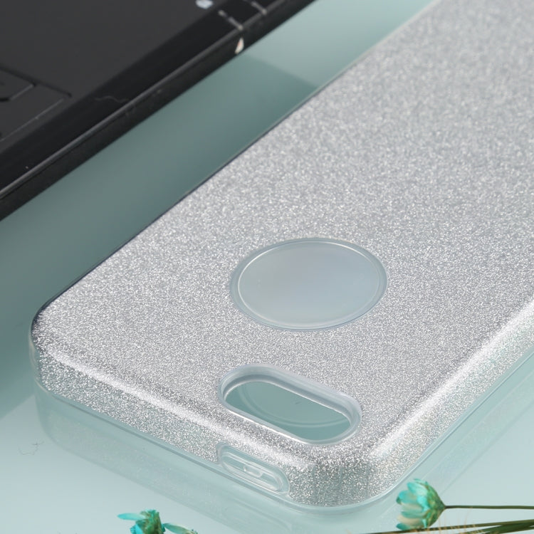 For iPhone 5 & 5s & SE TPU Glitter All-inclusive Protective Case