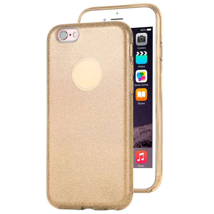 For iPhone 6 TPU Glitter All-inclusive Protective Case