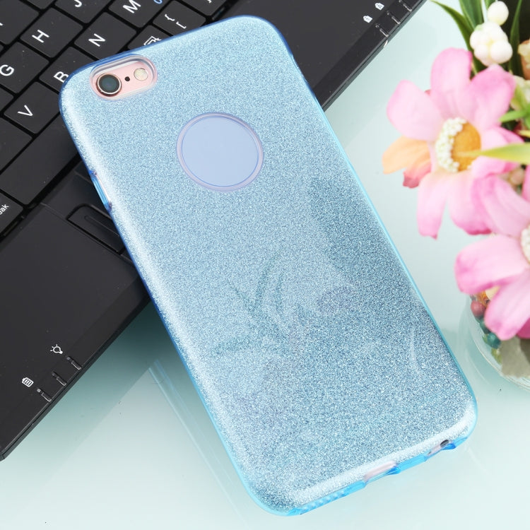 For iPhone 6 TPU Glitter All-inclusive Protective Case