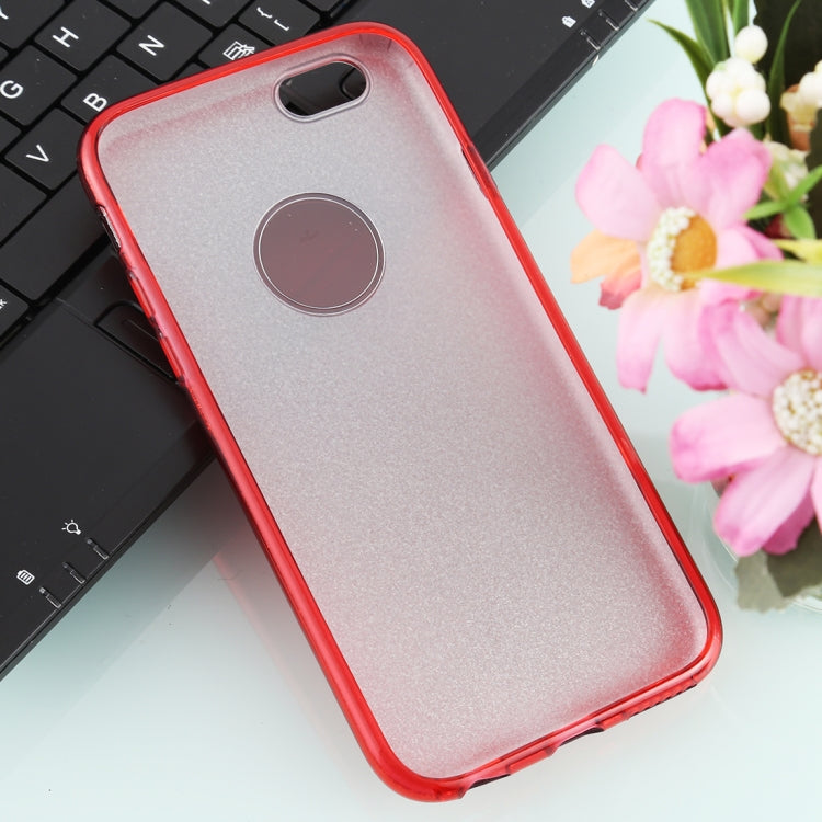 For iPhone 6 TPU Glitter All-inclusive Protective Case